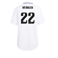 Real Madrid Antonio Rudiger #22 Hemmatröja Dam 2022-23 Korta ärmar